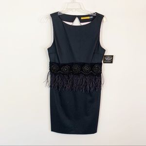 NWT Alice + Olivia • Marigay Rosette Peplum Dress